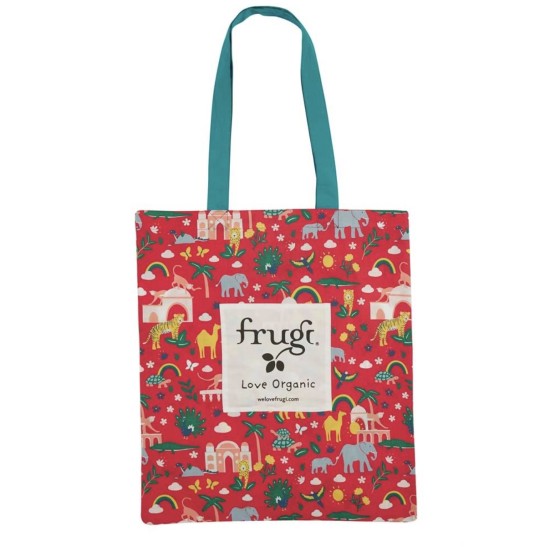 Bag - TOTE - Frugi - India Animals - last one