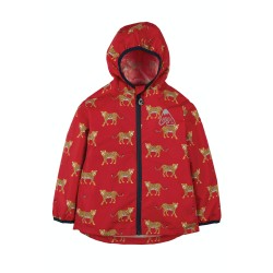 JACKET - Frugi - RED Leopards - last size