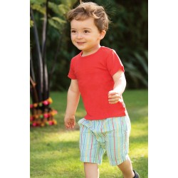 Top - PLAIN -  Red - Frugi - Everyday - Short sleeve