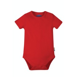Top - Body - PLAIN - Red - Frugi - Short sleeve -  last size