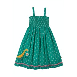 Skirts - Dress - Frugi - Cora - 2 in 1 - Jewel Green Duck
