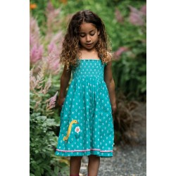 Skirts - Dress - Frugi - Cora - 2 in 1 - Jewel Green Duck