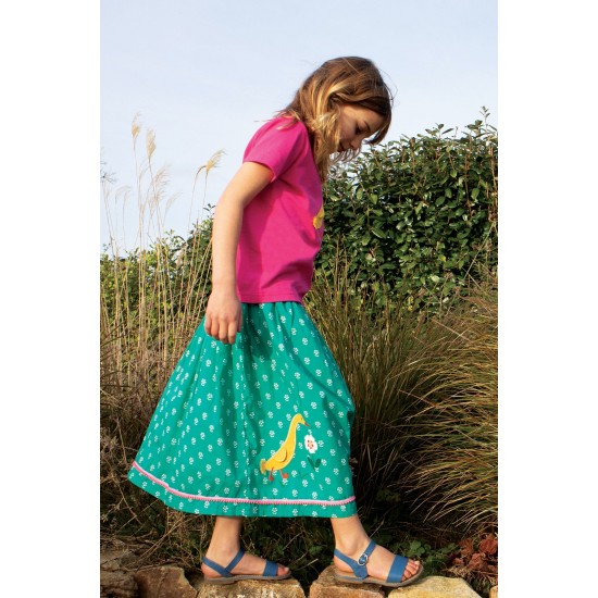 Dress - Frugi - Cora - 2 in 1 - Skirt or Dress - Jewel Green Duck