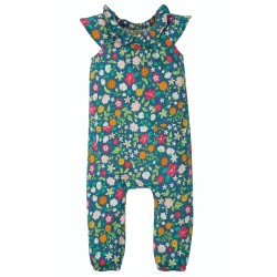 Trousers - Dungarees Playsuit Romper - Frugi - Esther- Flower Valley