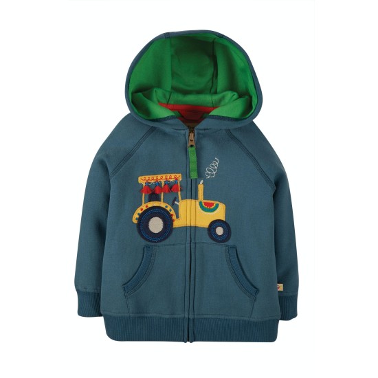 Hoody - Frugi - Hayle - India Farm - Zip up