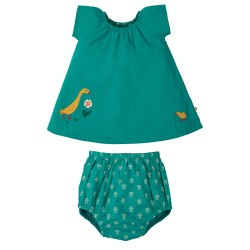 Set  - Frugi - Octavia - Dress - REVERSIBLE - duck 