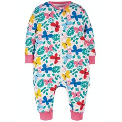 Pyjamas - GARDEN - Onesie Pjs - Frugi - Butterflies -  last size