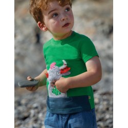 Top - Frugi - Penryn - Green Farm  Cow Buffalo Cow - clearance