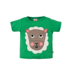 Top - Frugi - Polzeath - Green SHEEP 