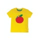 Top - Frugi - APPLE -  short sleeve - Yellow with Peek a boo  - last size