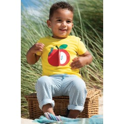 Top - GARDEN - Frugi - APPLE - Yellow Peek a boo  - last size