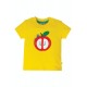Top - Frugi - APPLE -  short sleeve - Yellow with Peek a boo  - last size