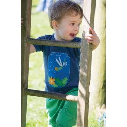 Top - Garden -  Frugi - Polzaeth - FIREFLY BUG  - last size