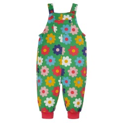 Trousers - Dungarees Parsnips - FRUGI - Green - Rainbow Daisy flower