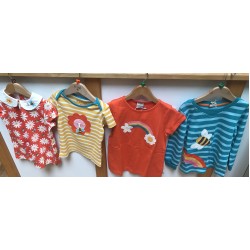 Top - Frugi - Lizzie - DAISY - Orange