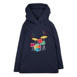 Top - MUSIC - Frugi - Campfire Hooded top - Drum Kit - last 2-3y