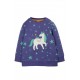 Jumper - Frugi - Sammy - Cosmic Purple Stars Unicorn - sweatshirt 