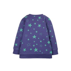 Jumper - UNICORN - Frugi - Sammy - Sweatshirt - Cosmic Purple Stars - last size 