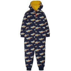 Snuggle suit - SEA - Big Kids - Frugi - SHARKS