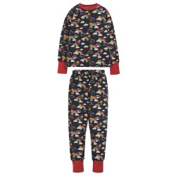 Pyjamas - Frugi - Twilight - Indigo Blue - Rainbow Skies