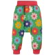 Trousers - Parsnip Pants - FRUGI - FLOWER - Green and Rainbow Daisy flower 