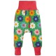 Trousers - Parsnip Pants - FRUGI - FLOWER - Green and Rainbow Daisy flower 