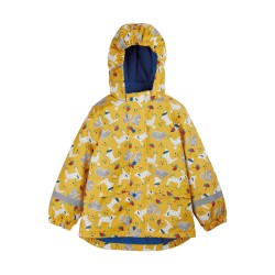 OUTERWEAR - COAT - Frugi - Cats and Dogs - Yellow Paws  - last size