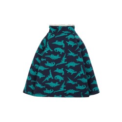 Fleece - DINOSAURS - FRUGI - DINOSAURS - Jurassic Orange and Blue