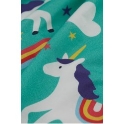 Dress and Skirt - Frugi - SKIRT - Twirly Dream - Pacific Aqua and Unicorns 