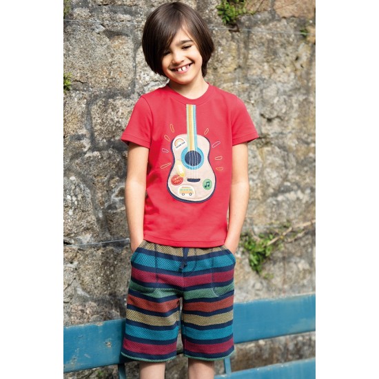 Top - Frugi - Avery - Guitar - Red