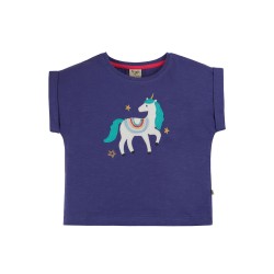 Top - UNICORN - Frugi - Sophia - Purple Unicorn