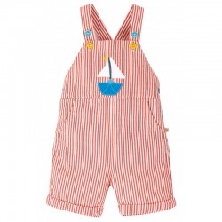 Trousers - Dungarees - Summer - Frugi - Godrevy - Light Summer - Red Boat - last size