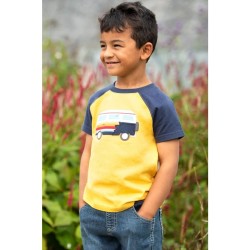 Top - VEHICLES - Frugi - Rafe - Camping Campervan - Yellow Land Camper