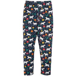 Leggings - Animals - HORSES - FRUGI - LIBBY - NAVY - Wild HORSES