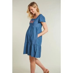 ADULT - Dress - FLOWERS - FRUGI - Millie - chambray - clearance - no return offer