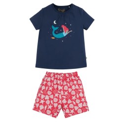 Pyjamas - Frugi - Summer - Fearne - Glow in the dark - Mermaid 