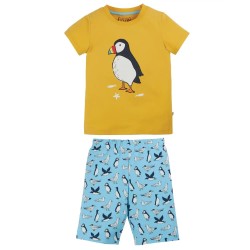 Pyjamas - Frugi - Summer - Praa - Glow in the dark -  PUFFIN  - UNISEX