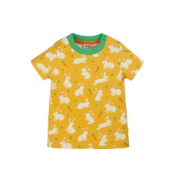 Top - Frugi - Polruan - BUNNY - Yellow rabbits