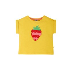 Top - Frugi - Sophia - Strawberry