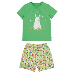 Pyjamas - ANIMALS - SUMMER - Bunny - Frugi - Fearne - Glow in the dark - last two 12-18, 18-24m
