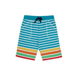 Top - VEHICLES -Frugi - Raine - Camping - Red Rainbow Campervan - last size