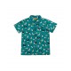 Top - Frugi - Rupert Jersey Shirt - Camper Blue Sea Birds 