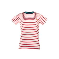 ADULT - TOP - STRIPE - FRUGI - Positivitee - Red Stripe - last size UK 8