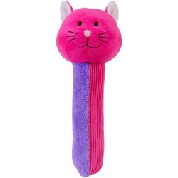 Toys - Rattle - CAT - Squeakaboos - Pink Kitten Cat - from 0m