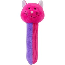 Toys - Rattle - CAT - Squeakaboos - Pink Kitten Cat - from 0m