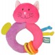 Toys - Rattle - CAT - Sensory - Soft Chime Ball - Pink Cat - last one in sale