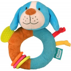 Toys - Rattle - DOG - Ringaling - Teether - Blue Dog