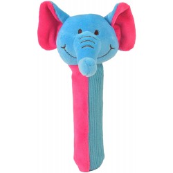 Toys - Rattle - ELEPHANT- Squeakaboos - from 0m