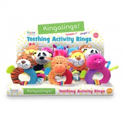 Toys - Rattle - DUCK - RING - Sensory - Ringaling with Teether