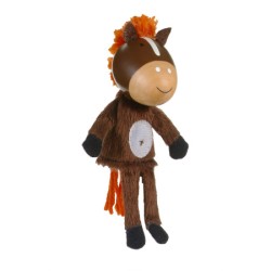 Toys - Pocket Toys - Puppet - FINGER - HORSE - Brown Pony 